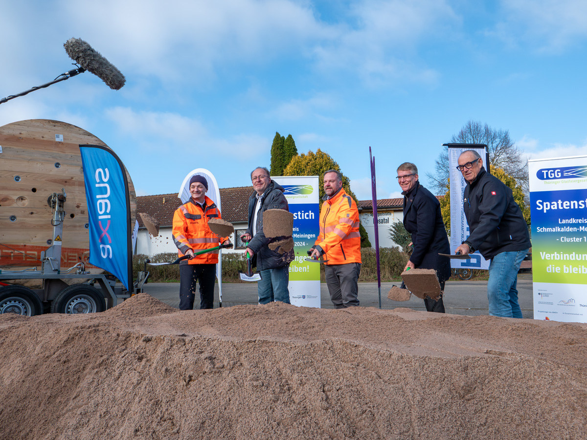 TGG – Spatenstich in Rosa am 07.11.2024