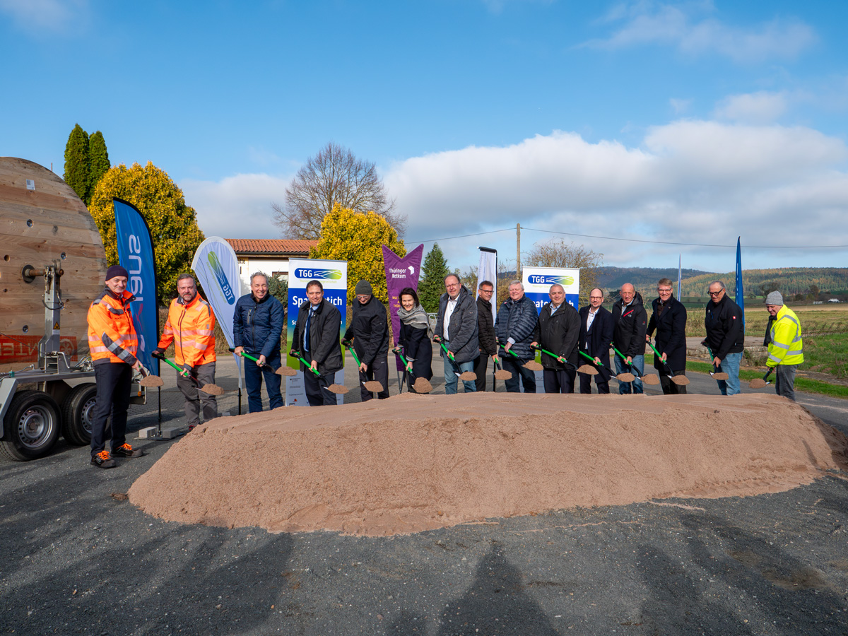 TGG – Spatenstich in Rosa am 07.11.2024